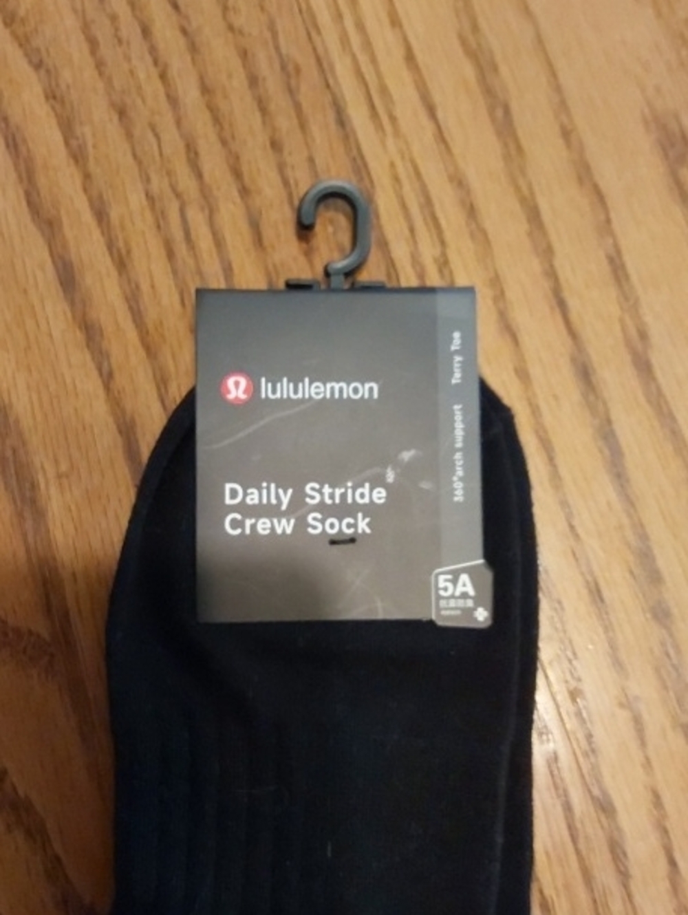 lululemon athletica Daily Stride Crew Sock - Black - Picture 3 of 3